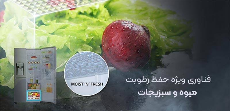 حفظ رطوبت مواد غذایی با قابلیت Moist N Fresh