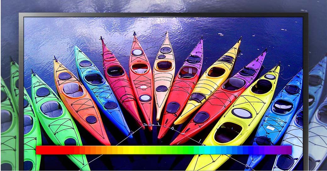 توانایی پردازش میلیون ها رنگ و نمایش رنگ های مختلف و متضاد به بهترین نحو در نمایشگر تلویزیون سامسونگ مدل 40N5000