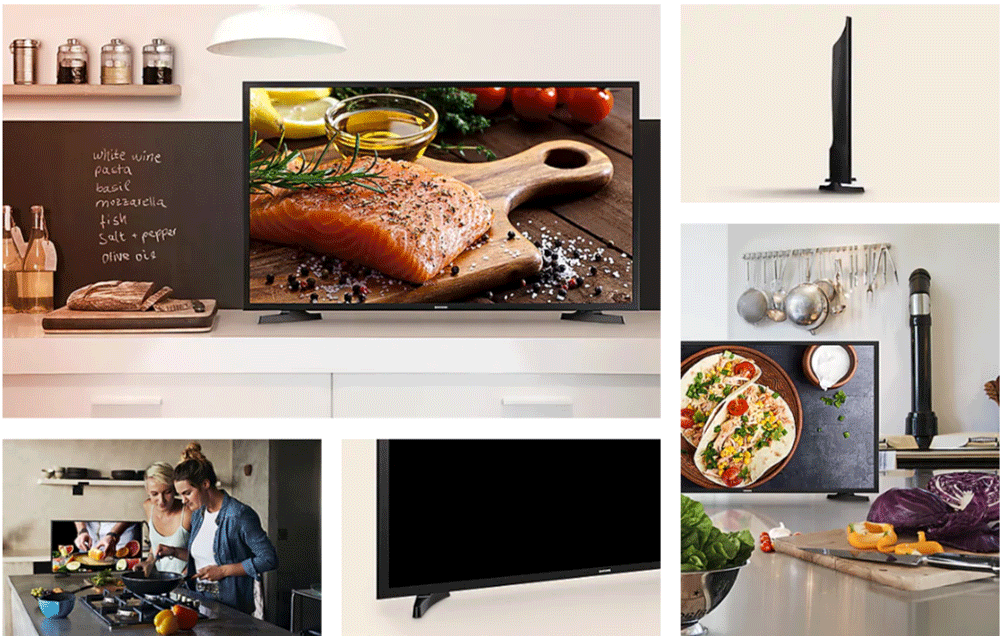 تلویزیون فول اچ دی 49 اینچ سامسونگ مدل 49N5000 از زوایای مختلف