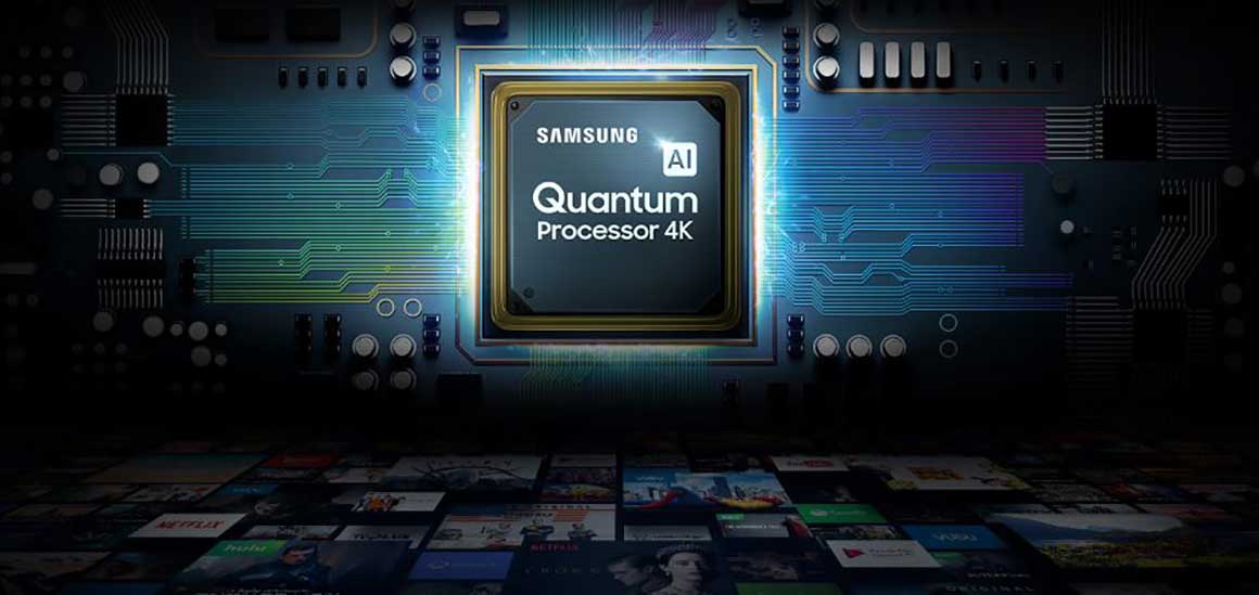 موتور پردازشگر تصویر Quantum Processor 4K در تلویزیون 75 اینچ 4K سامسونگ مدل 75Q95T