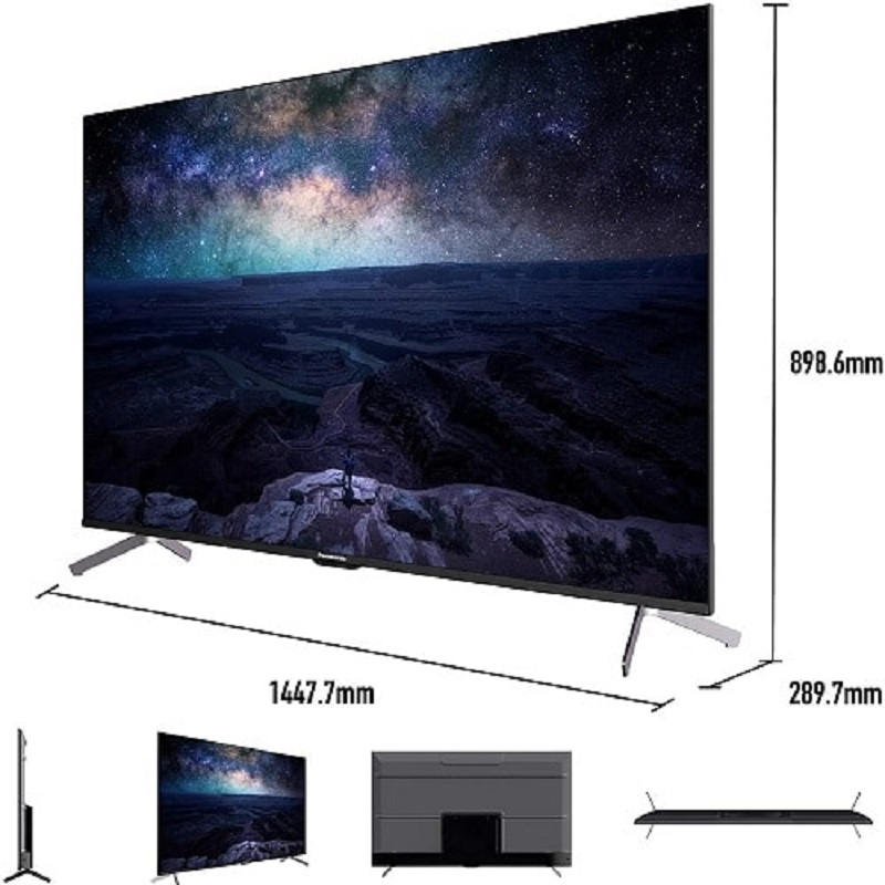 سایز تلویزیون 65 اینچ پاناسونیک HX750