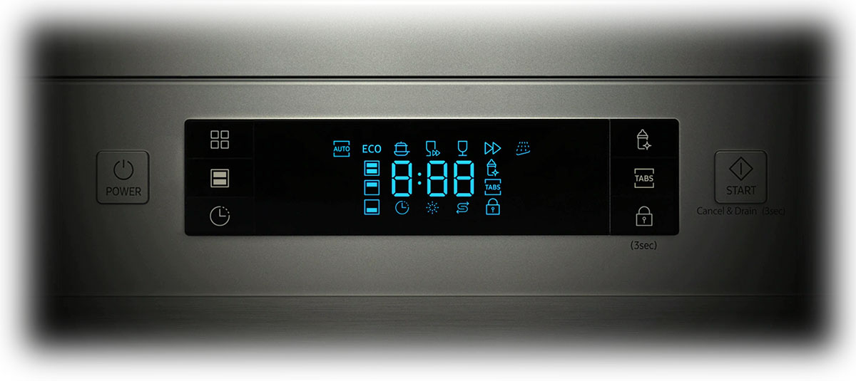 نمایشگر عریض با کارایی آسان ماشین ظرفشویی 14 نفره DW60M6050FS